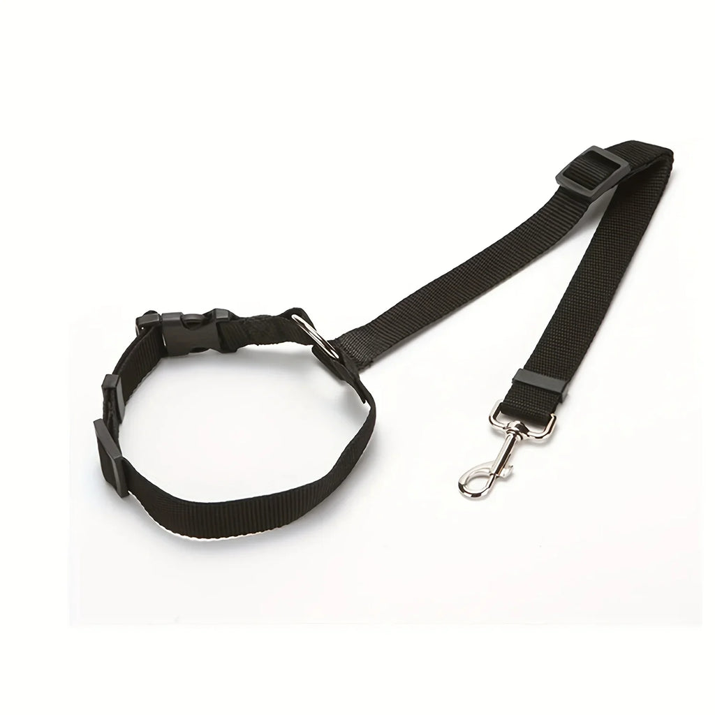Pet car seat belts, dog and cat car leash, rear seat, retractable. Make your pet safer!