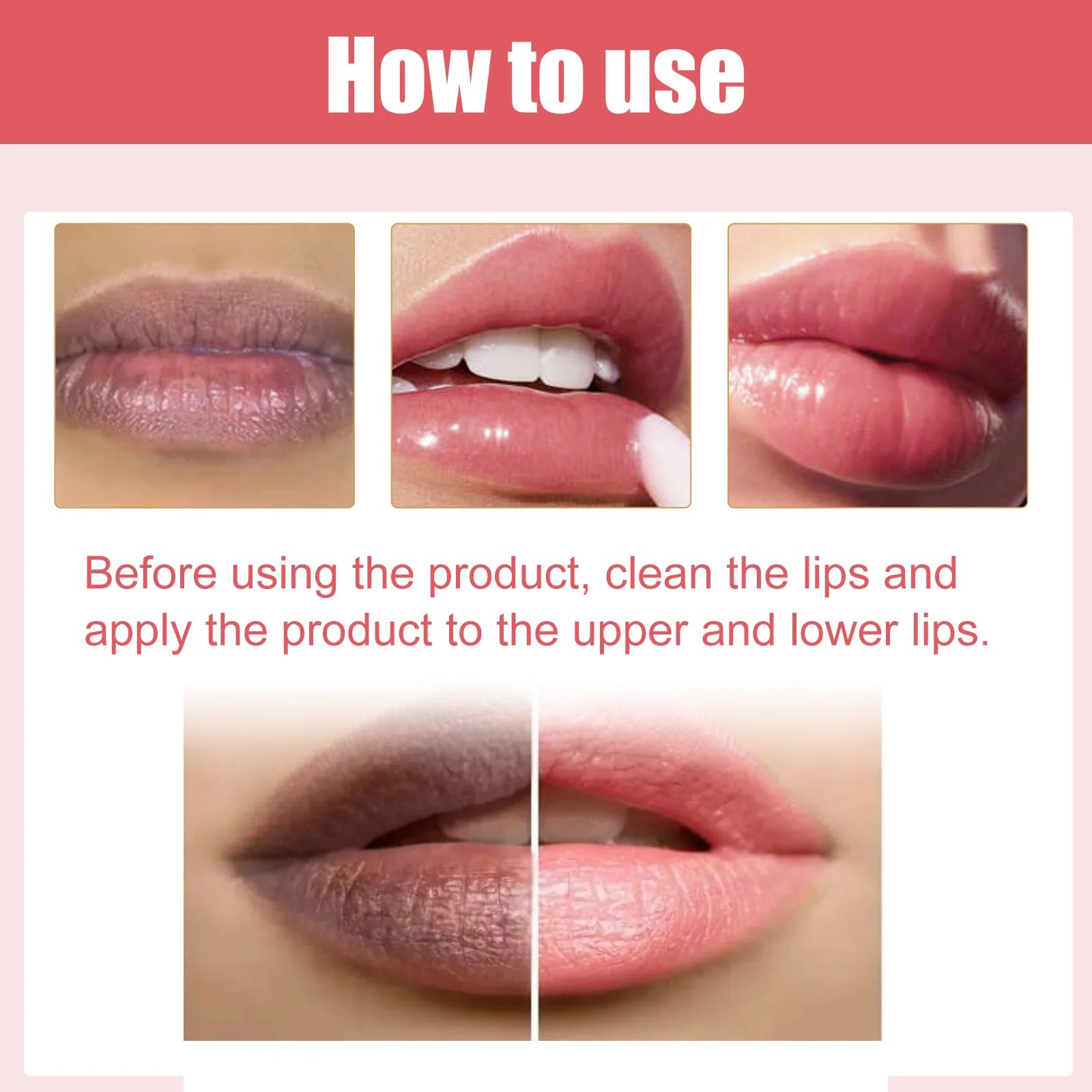 Lip Lightening Care Cream Dark Smoke Lip Removal, Moisturizing, Brighten Fade Lips Line, Anti Crack