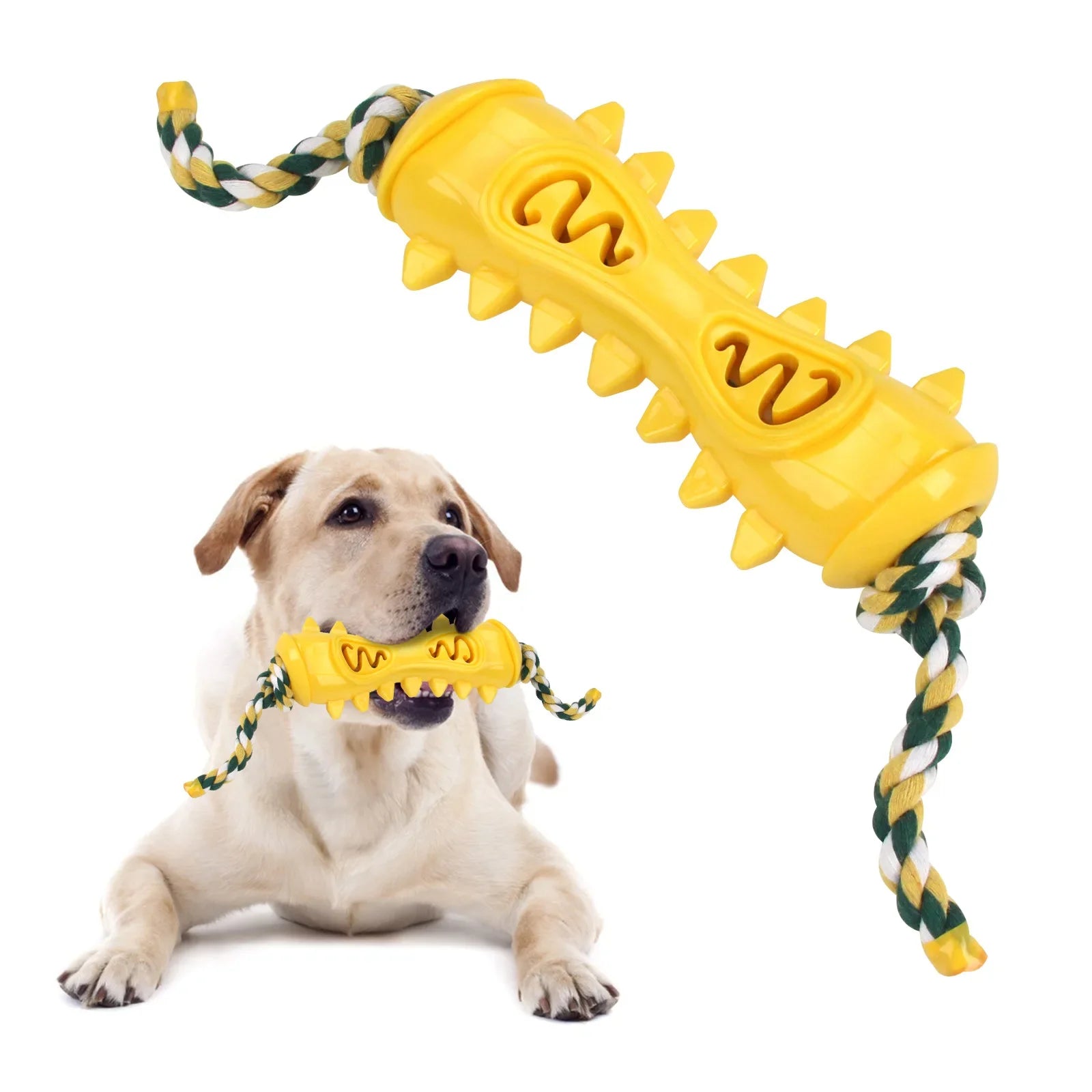 Dog Chew Toys, Safety Molar, Rod Puzzle Training Playing Biting Toy, Toothbrush Care Cleaning Stick