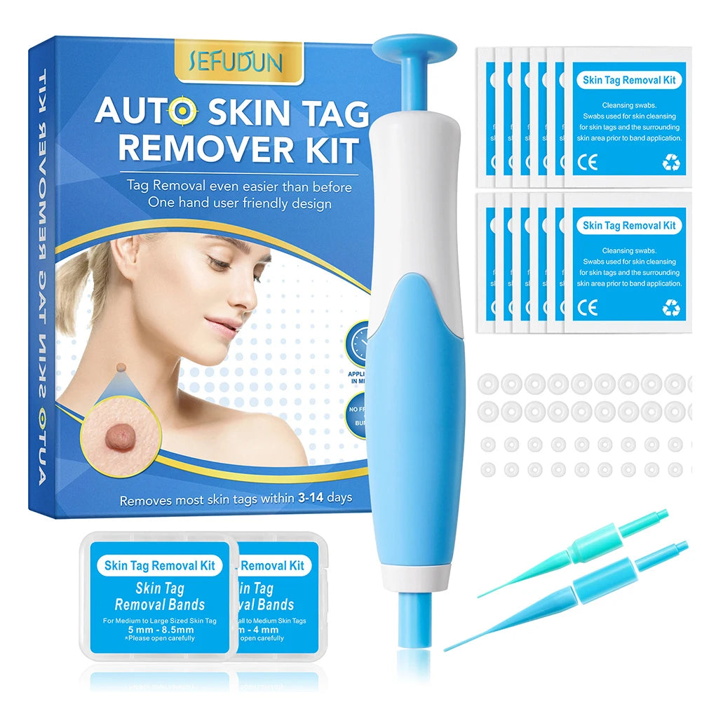 2 IN 1 Auto Micro Skin Tag Remover Device, Mole, Wart Remover Beauty Tools